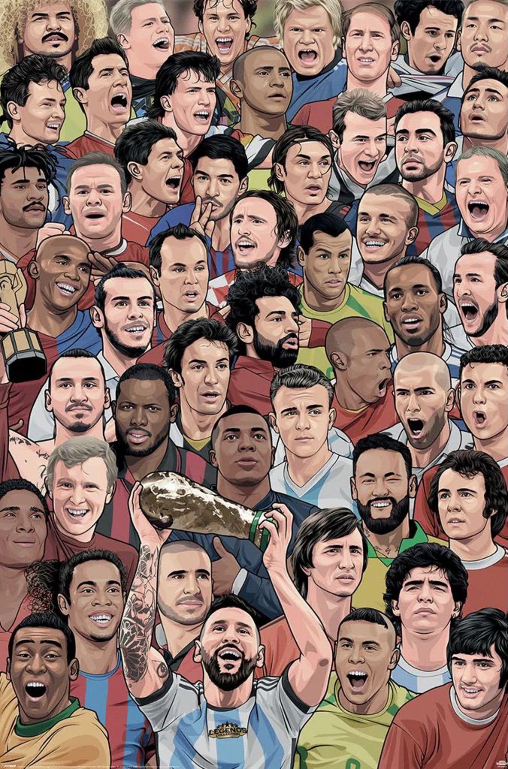 Poster Legends Footballs Greatest 61x91 5cm PP2400012 | Posters.nl