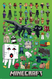 Poster Minecraft Character Montage 61x91 5cm PP2402264 | Posters.nl
