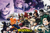 Poster My Hero Academia Heroes Vs Vilains 91 5x61cm Abystyle GBYDCO616 | Posters.nl