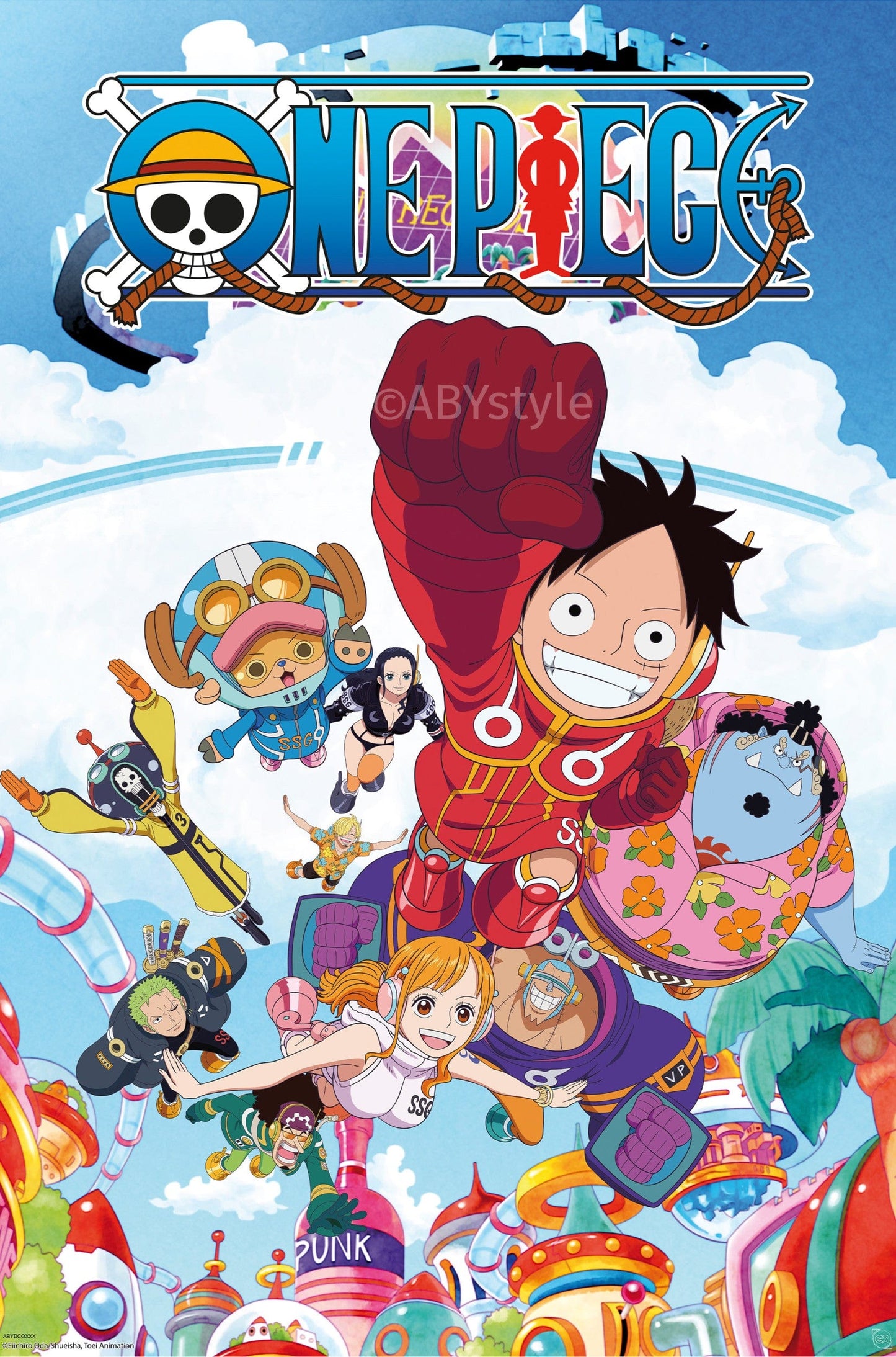 Poster One Piece Egghead Cover 61x91 5cm Abystyle GBYDCO658 | Posters.nl