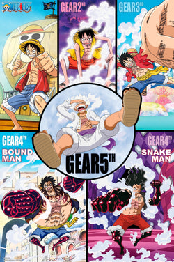 Poster One Piece Gears History 61x91 5cm Abystyle GBYDCO504 | Posters.nl