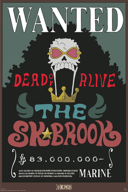 Poster One Piece Wanted Brook 61x91 5cm Abystyle GBYDCO558 | Posters.nl