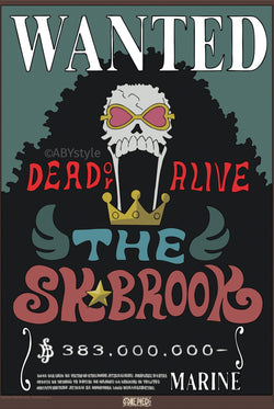 Poster One Piece Wanted Brook Wano 38x52cm Abystyle GBYDCO646 | Posters.nl