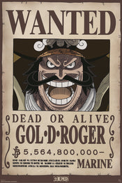 Poster One Piece Wanted Gol D Roger 61x91 5cm Abystyle GBYDCO595 | Posters.nl