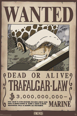 Poster One Piece Wanted Law Wano 61x91 5cm Abystyle GBYDCO618 | Posters.nl