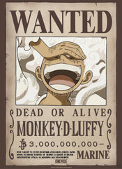 Poster One Piece Wanted Luffy Wano 38x52cm GBYDCO622 | Posters.nl