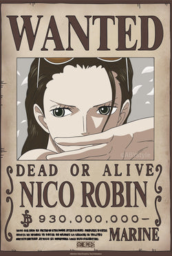 Poster One Piece Wanted Nico Robin Wano 38x52cm Abystyle GBYDCO644 | Posters.nl