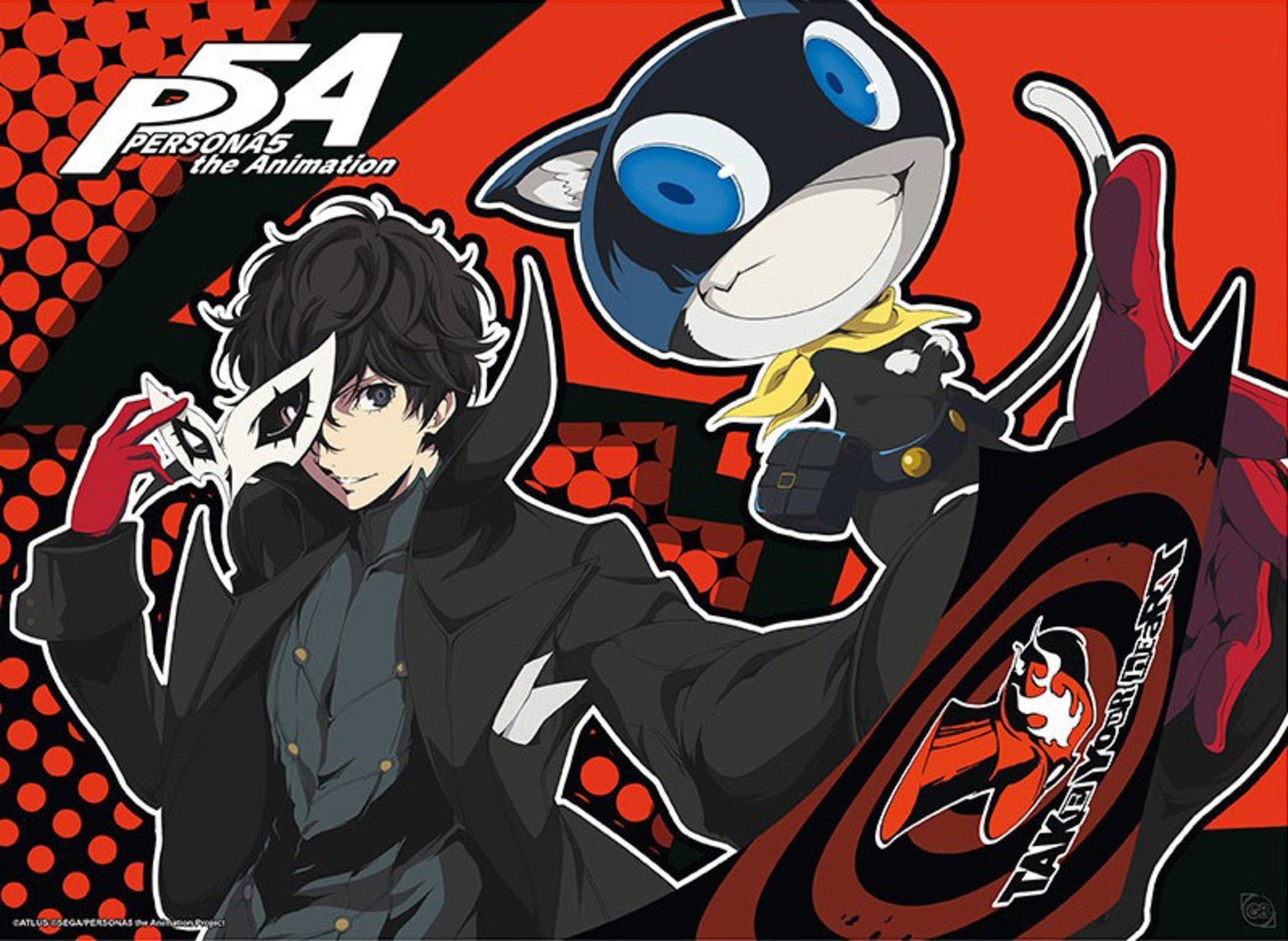 Poster Persona 5 Joker And Mona 52x38cm Abystyle GBYDCO333 | Posters.nl