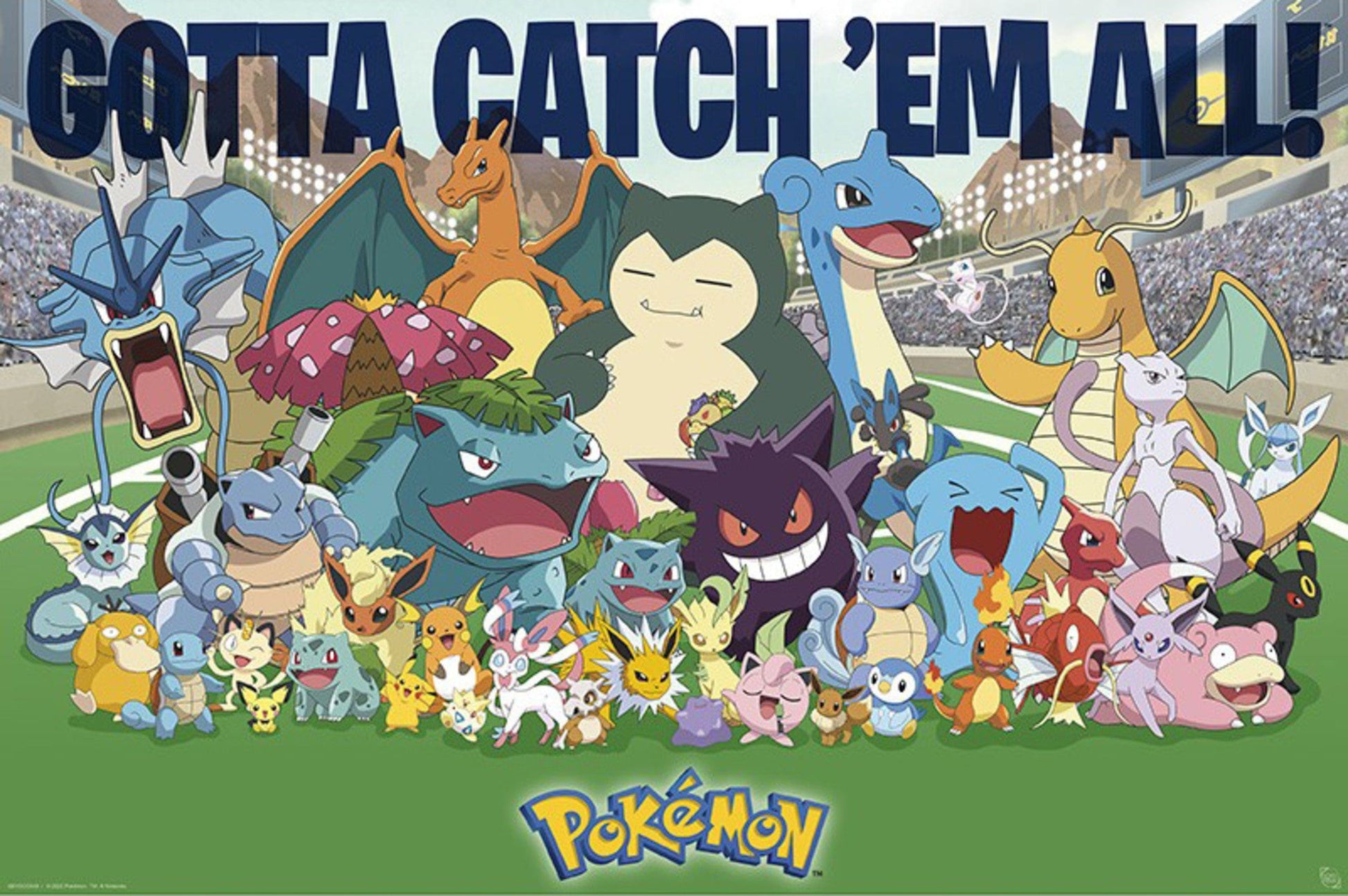 Poster Pokemon All Time Favorites 91 5x61cm Abystyle GBYDCO549 | Posters.nl