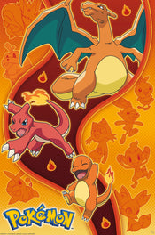 Poster Pokemon Fire Type 61x91 5cm Abystyle GBYDCO557 | Posters.nl