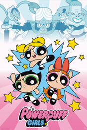 Poster Powerpuff Girls Vs Villains 61x91 5cm GBYDCO564 | Posters.nl