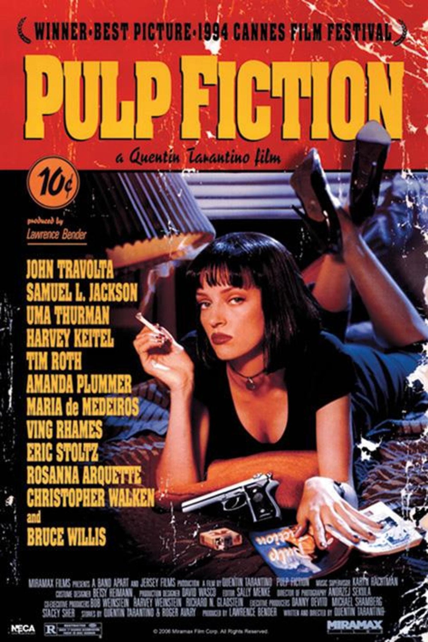 Poster Pulp Fiction Uma on Bed 61x91 5cm Pyramid PP30791 | Posters.nl