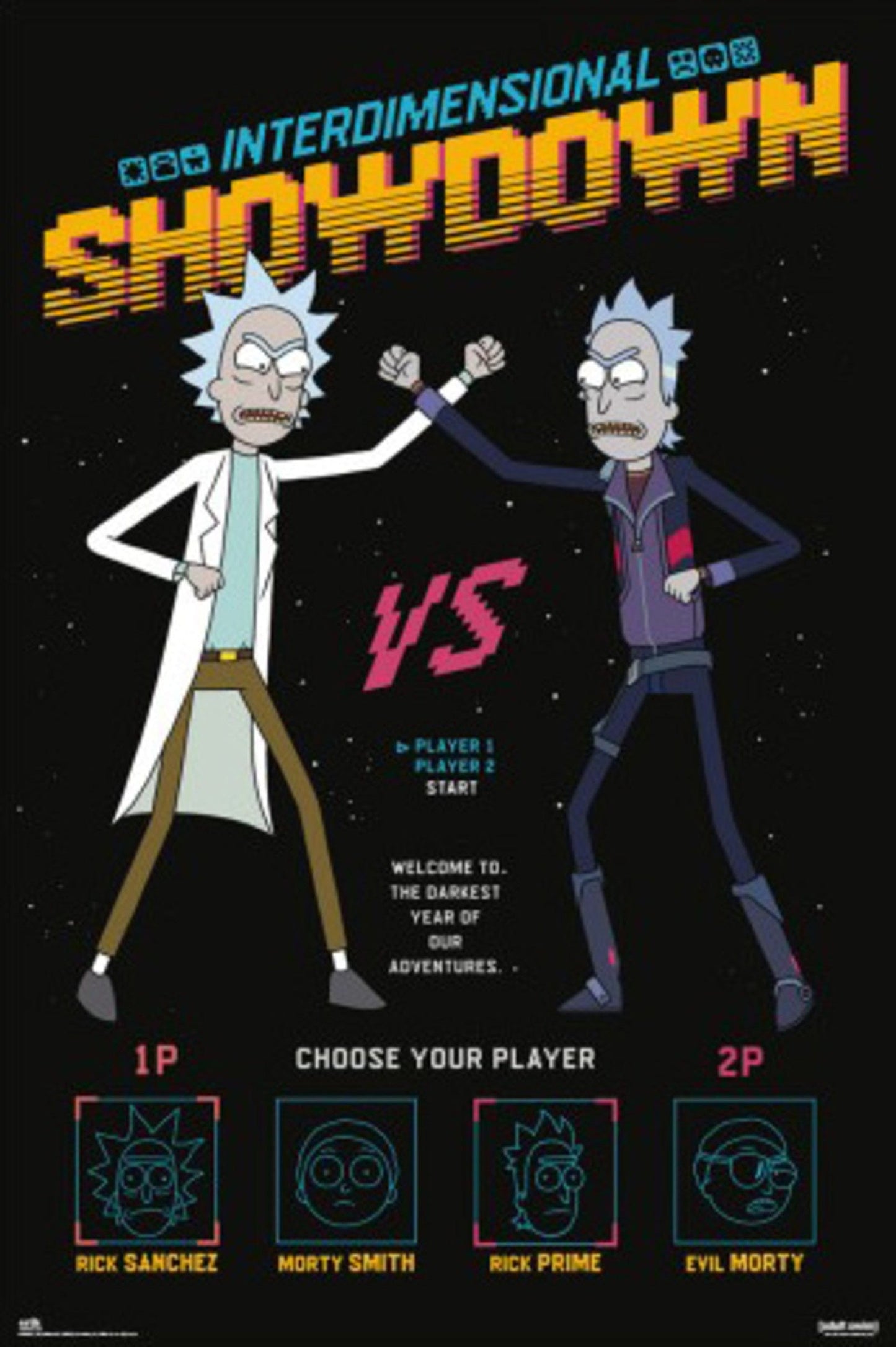 Poster Rick And Morty Interdimensional Showdown 61x91 5cm Grupo Erik GPE5801 | Posters.nl