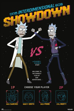 Poster Rick And Morty Interdimensional Showdown 61x91 5cm Grupo Erik GPE5801 | Posters.nl