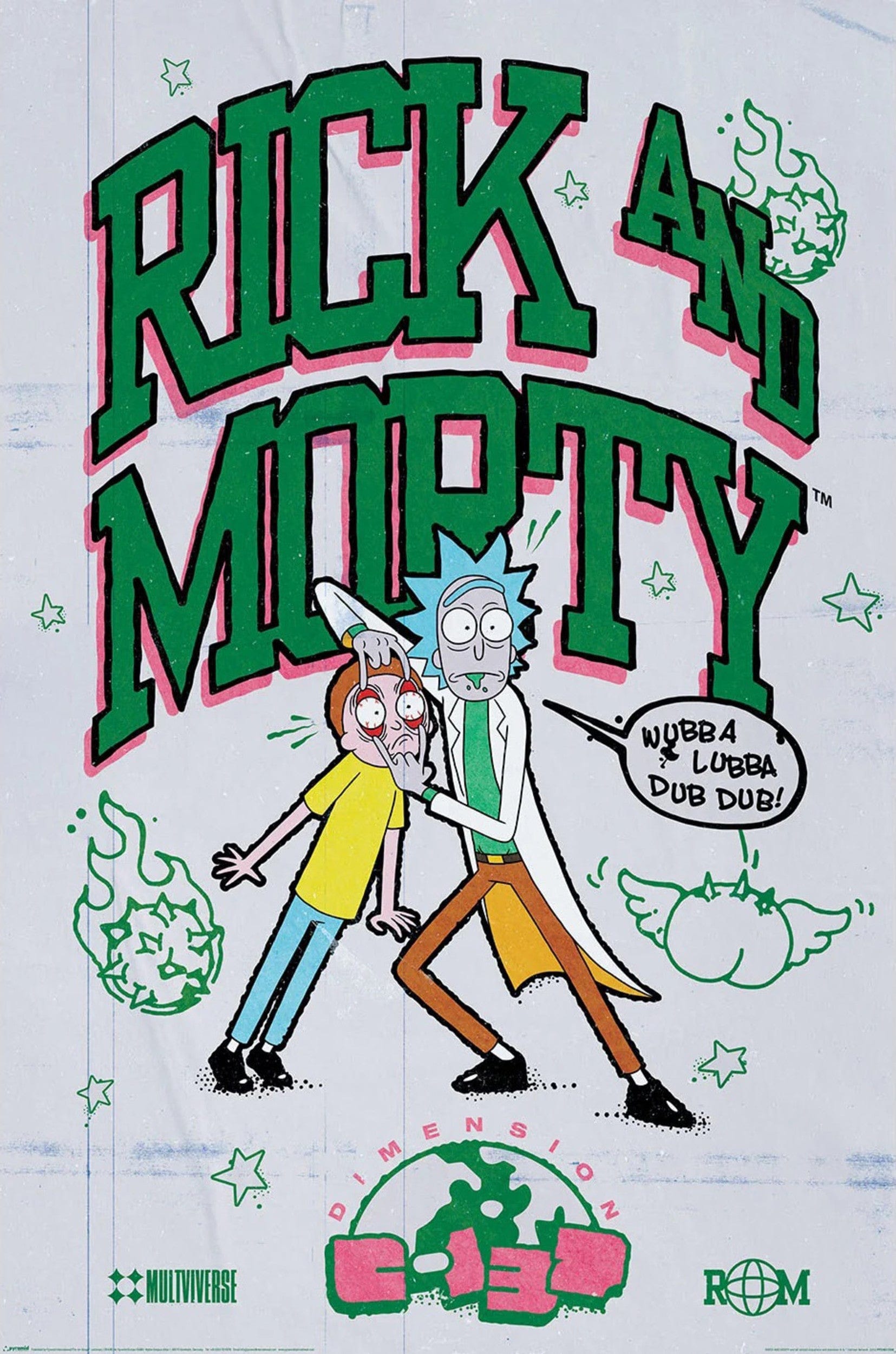 Poster Rick and Morty Bodega Universe 61x91 5cm PP2401358 | Posters.nl