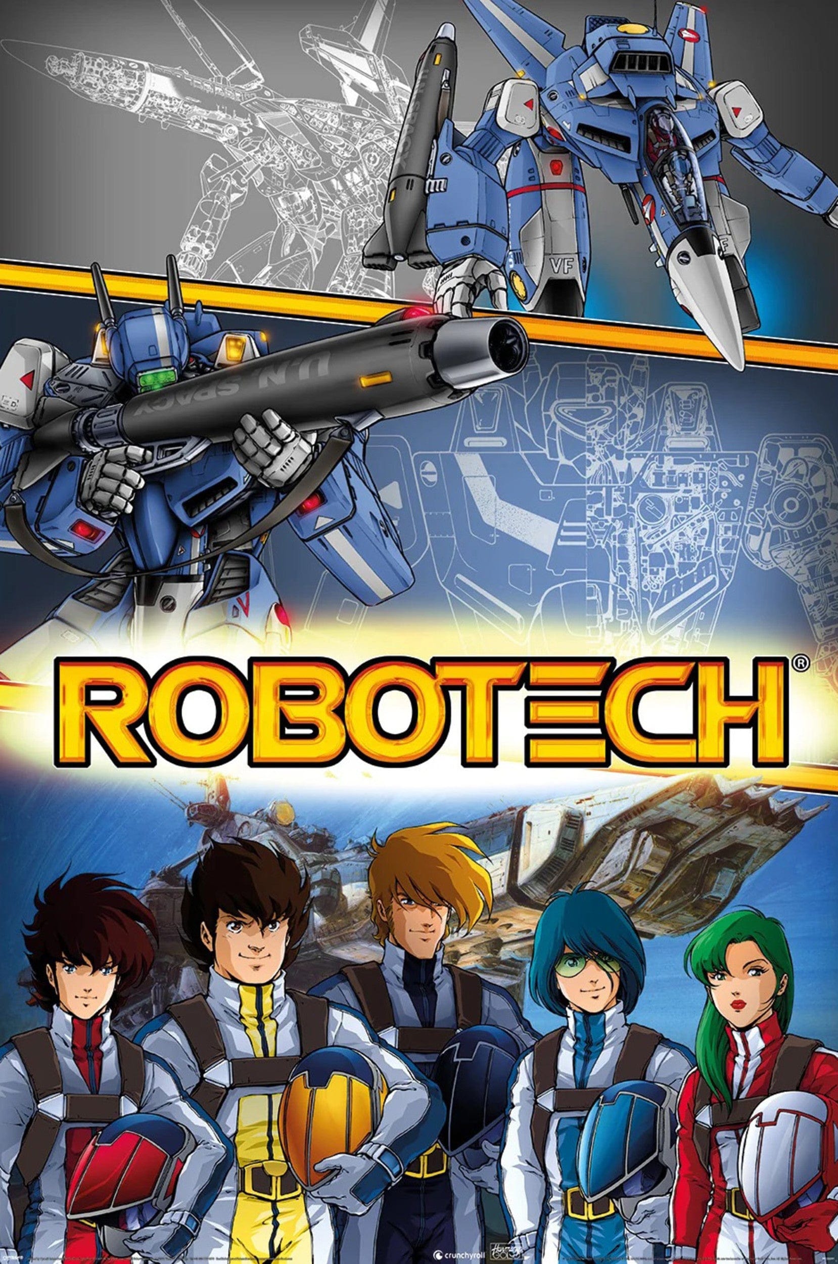Poster Robotech Vf Poster 61x91 5cm Pyramid PP35091 | Posters.nl