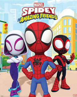Poster Spidey And his Amazing Friends Power Of 3 40x50cm Pyramid MPP50802 | Posters.nl