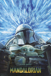 Poster Star Wars The Mandalorian Hyperspace 61x91 5cm Grupo Erik GPE5767 | Posters.nl