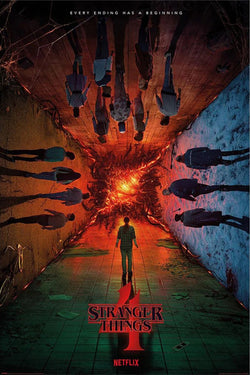 Poster Stranger Things 4 Every Ending Has A Beginning 61x91 5cm Pyramid PP34749 | Posters.nl
