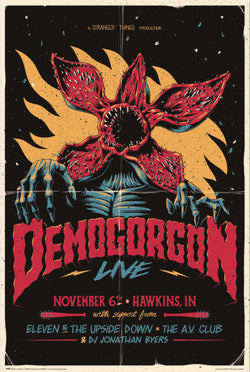 Poster Stranger Things Demogorgon Live 61x91 5cm Grupo Erik GPE5775 | Posters.nl