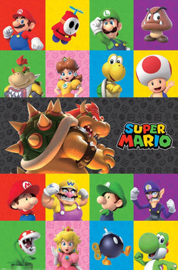 Poster Super Mario Characters 61x91 5cm PP2402577 | Posters.nl