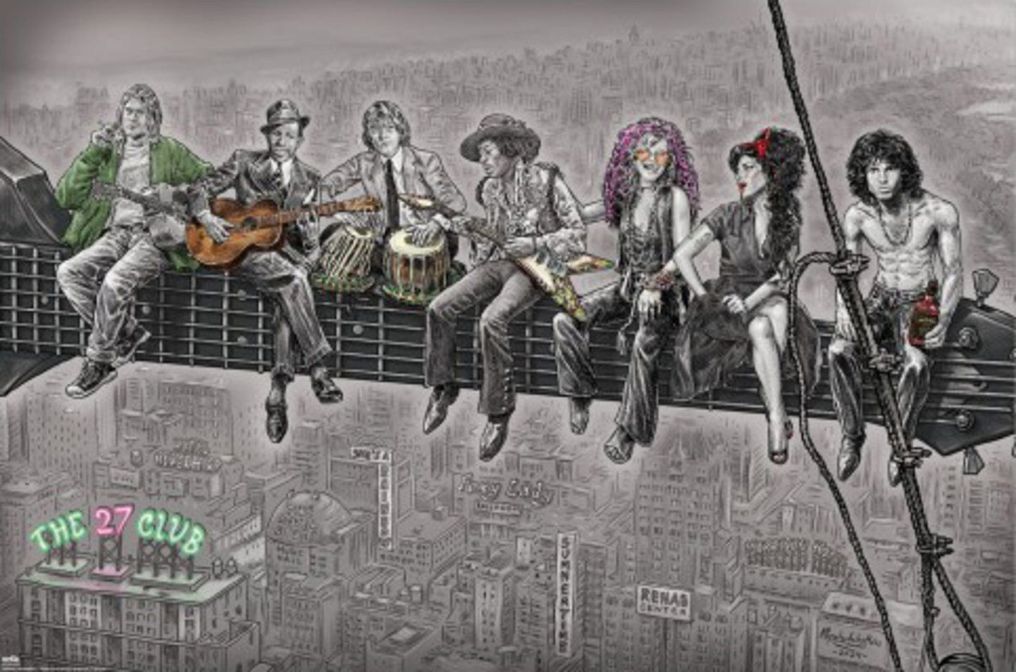 Poster The 27 Club 91 5x61cm Grupo Erik GPE5916 | Posters.nl