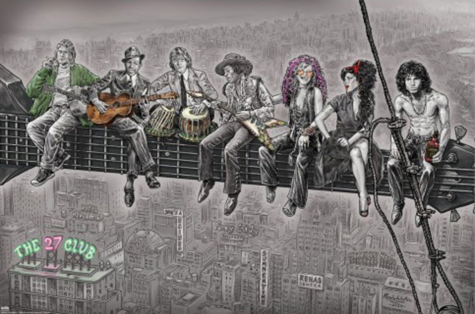 Poster The 27 Club 91 5x61cm Grupo Erik GPE5916 | Posters.nl