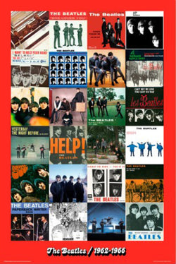 Poster The Beatles Era 1962 1966 61x91.5cm Grupo Erik GPE5853 | Posters.nl