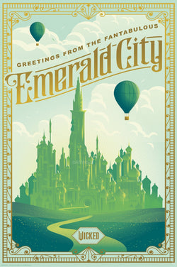 Poster Wicked Emerald City 61x91 5cm Abystyle GBYDCO702 | Posters.nl