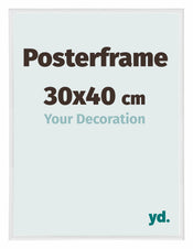 Posterframe 30x40cm Wit Hoogglans Kunststof Paris Maat | Posters.nl