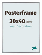 Posterframe 30x40cm Zilver Kunststof Paris Maat | Posters.nl