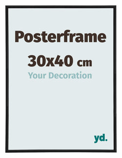 Posterframe 30x40cm Zwart Mat Kunststof Paris Maat | Posters.nl