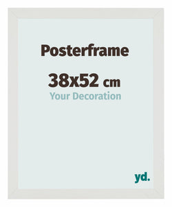 Posterframe 38x52cm Wit Mat MDF Parma Maat | Posters.nl