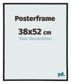 Posterframe 38x52cm Zwart Mat Kunststof Paris Maat | Posters.nl