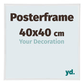 Posterframe 40x40cm Wit Hoogglans Kunststof Paris Maat | Posters.nl