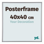 Posterframe 40x40cm Zilver Kunststof Paris Maat | Posters.nl