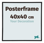 Posterframe 40x40cm Zwart Mat Kunststof Paris Maat | Posters.nl