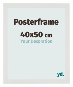 Posterframe 40x50cm Wit Mat MDF Parma Maat | Posters.nl