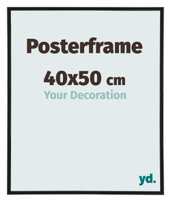 Posterframe 40x50cm Zwart Mat Kunststof Paris Maat | Posters.nl