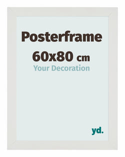 Posterframe 60x80cm Wit Mat MDF Parma Maat | Posters.nl