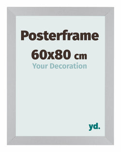 Posterframe 60x80cm Zilver MDF Parma Maat | Posters.nl