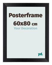Posterframe 60x80cm Zwart Mat MDF Parma Maat | Posters.nl