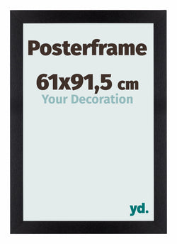 Posterframe 61x91,5cm Zwart Mat MDF Parma Maat | Posters.nl