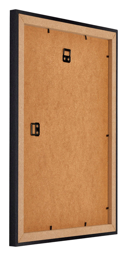 Posterlijst MDF 60x80 Zwart Mat Achterzijde Schuin | Posters.nl