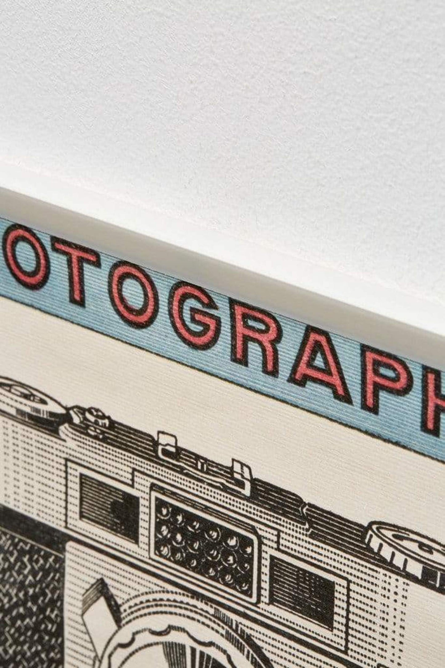 Posterhanger 30cm Wit - Posterstrips met Ophanggat