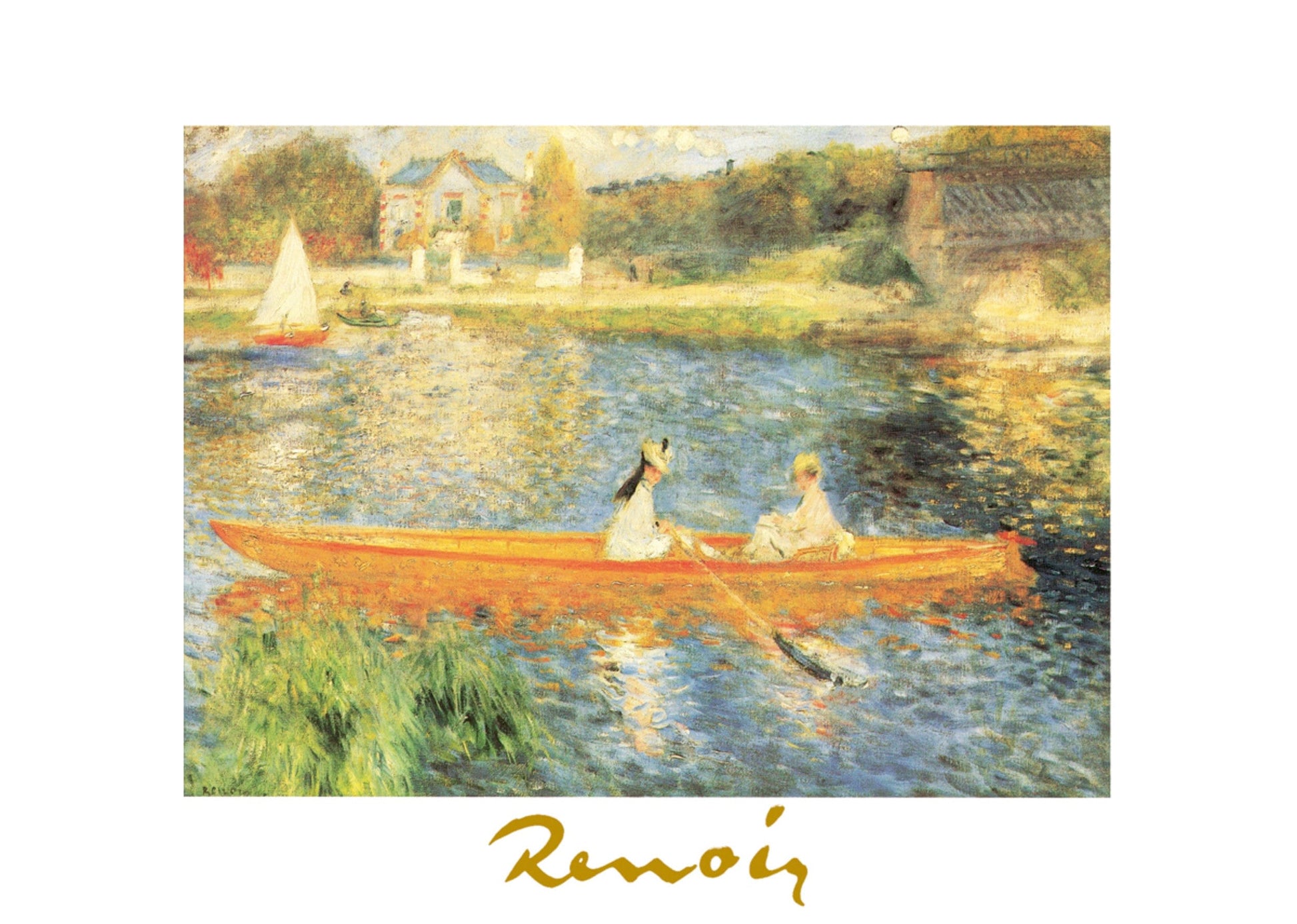 Auguste Renoir  La Senna ad asnieres Kunstdruk 70x50cm | Posters.nl