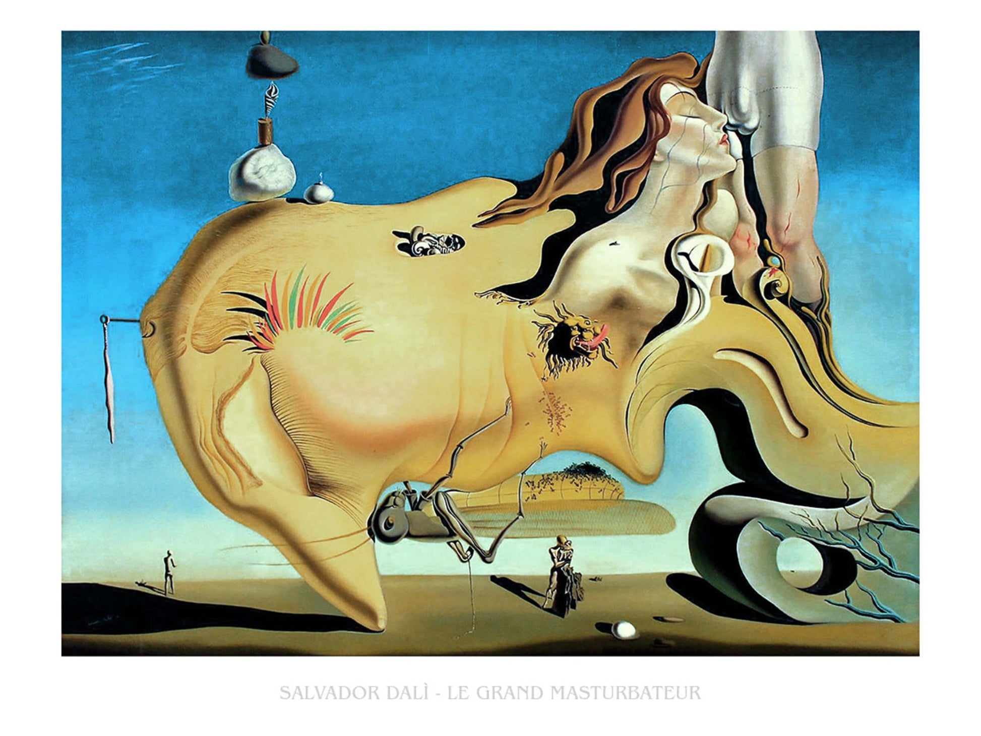 Kunstdruk Salvador Dali Le Grand Masturbateur 80x60cm SD 510 PGM | Posters.nl