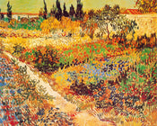 Vincent Van Gogh  Giardino in fioritura Kunstdruk 30x24cm | Posters.nl