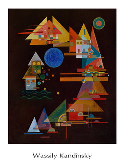 Wassily Kandinsky  Spitzen im Bogen, 1927 Kunstdruk 60x80cm | Posters.nl