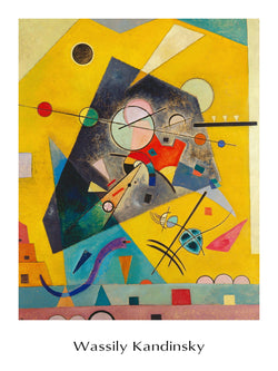 Wassily Kandinsky  Harmonie Tranquille Kunstdruk 60x80cm | Posters.nl